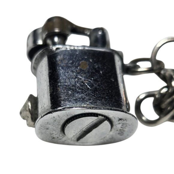 Vintage Bracelet Miniature Lighter Charm With Jeweled Embellishments - Picture 9 of 16